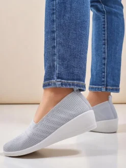 Royalfashion Mokasyny damskie na niskim koturnie Epoles