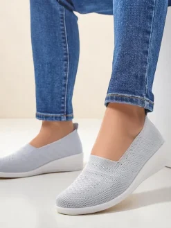 Royalfashion Mokasyny damskie na niskim koturnie Epoles