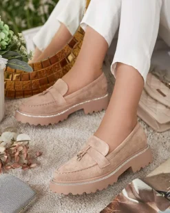 Royalfashion Mokasyny damskie z cyrkoniami Ali