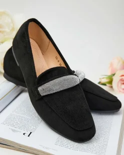 Royalfashion Mokasyny damskie eko zamszowe Rellpes