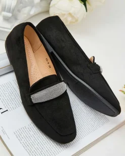 Royalfashion Mokasyny damskie eko zamszowe Rellpes