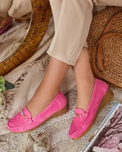 Royalfashion Mokasyny damskie eko zamszowe Ewo