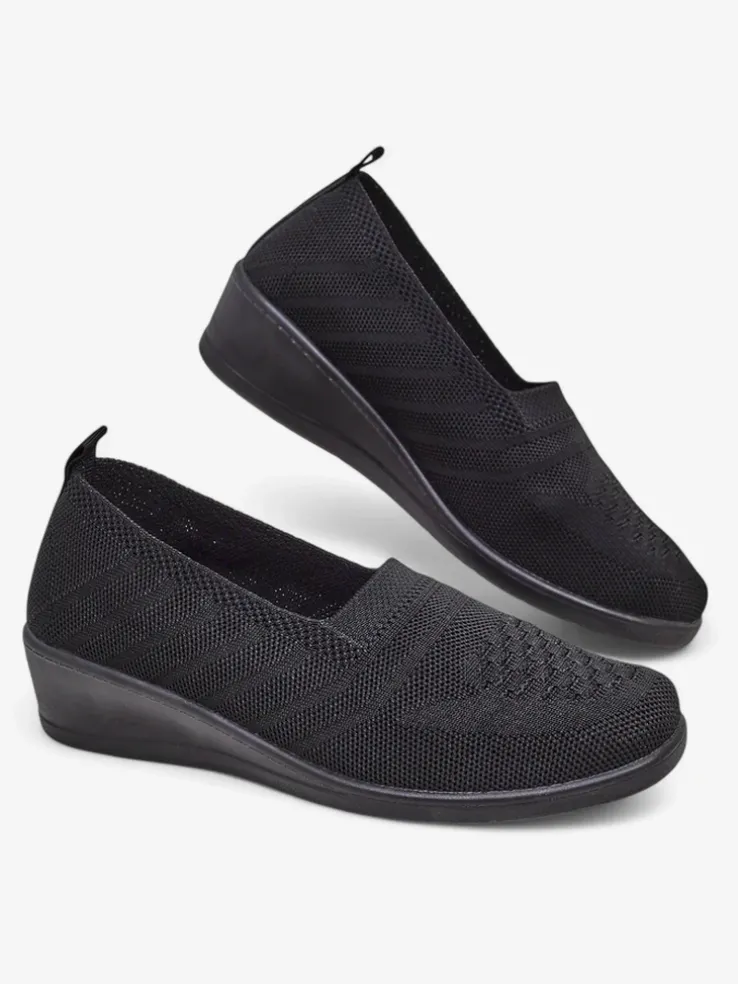 Royalfashion Mokasyny damskie na niskim koturnie Epoles