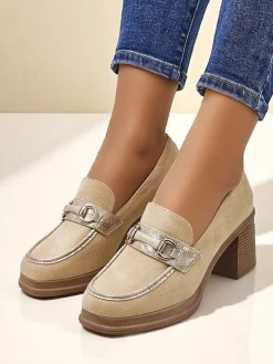 Royalfashion Mokasyny damskie na słupku Apareus