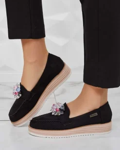 Royalfashion Mokasyny z kolorowymi kamyczkami Restea