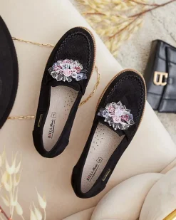 Royalfashion Mokasyny z kolorowymi kamyczkami Restea