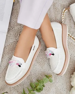 Royalfashion Mokasyny z kolorowymi kamyczkami Restea