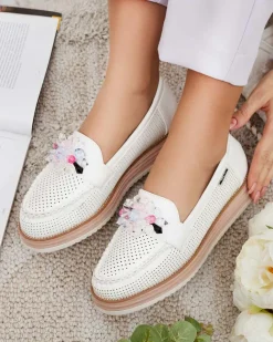 Royalfashion Mokasyny z kolorowymi kamyczkami Restea