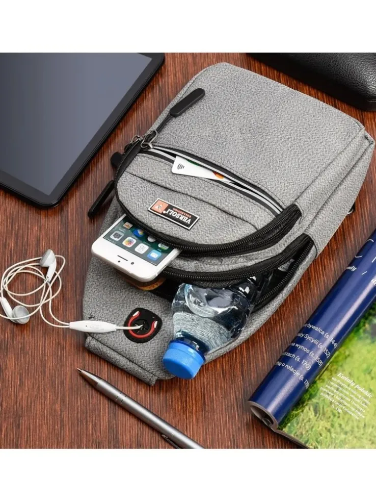 Royalfashion Męska saszetka na jedno ramię Solo Cross