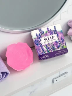 Royalfashion Mydełko glicerynowe w kształcie kwiatu Lawenda