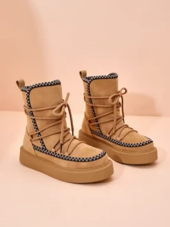 Royalfashion Śniegowce damskie sznurowane Siozi