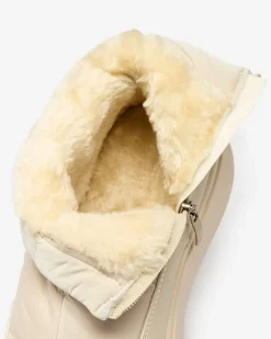 Royalfashion Śniegowce damskie w beżowym kolorze Fopinia