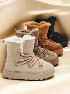 Royalfashion Śniegowce damskie sznurowane Liloz