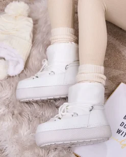 Royalfashion Śniegowce damskie sznurowane Yevnoie