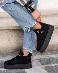 Royalfashion Ocieplane sneakersy damskie Zoovi