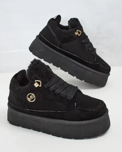 Royalfashion Ocieplane sneakersy damskie Zoovi