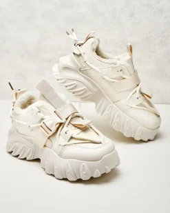 Royalfashion Ocieplane sneakersy damskie Losgos