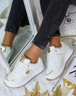 Royalfashion Ocieplane sneakersy damskie z futerkiem Boris