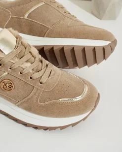 Royalfashion Ocieplane sneakersy damskie z futerkiem Boris