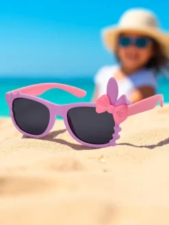 Royalfashion Okulary przeciwsłoneczne dziecięce z ozdobami Bunny Shine