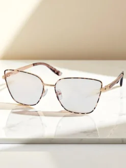 Royalfashion Okulary przeciwsłoneczne w kwadracie lekko przyciemnione Olattes