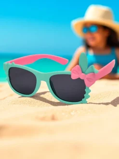 Royalfashion Okulary przeciwsłoneczne dziecięce z ozdobami Bunny Shine