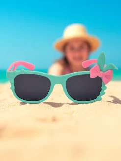 Royalfashion Okulary przeciwsłoneczne dziecięce z ozdobami Bunny Shine