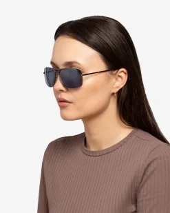 Royalfashion Okulary przeciwsłoneczne w grafitowejj oprawce