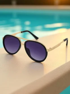 Royalfashion Okulary przeciwsłoneczne w stylu "mucha" Muse