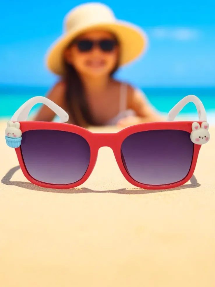 Royalfashion Okulary przeciwsłoneczne dziecięce z ozdobami Sunny Sparkle