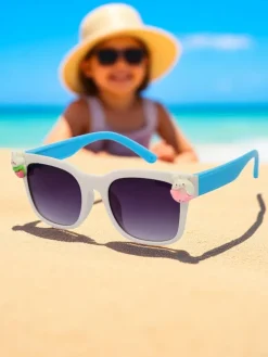 Royalfashion Okulary przeciwsłoneczne dziecięce z ozdobami Sunny Sparkle