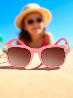 Royalfashion Okulary przeciwsłoneczne dziecięce z ozdobami Sunny Sparkle