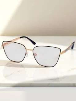 Royalfashion Okulary przeciwsłoneczne w kwadracie lekko przyciemnione Olattes