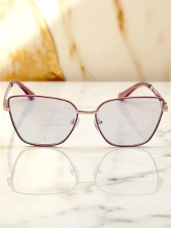 Royalfashion Okulary przeciwsłoneczne w kwadracie lekko przyciemnione Olattes