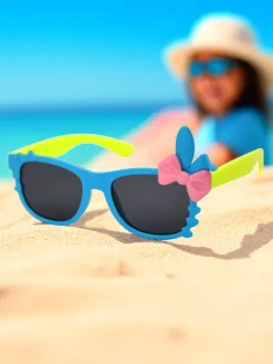 Royalfashion Okulary przeciwsłoneczne dziecięce z ozdobami Bunny Shine