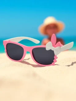 Royalfashion Okulary przeciwsłoneczne dziecięce z ozdobami Bunny Shine