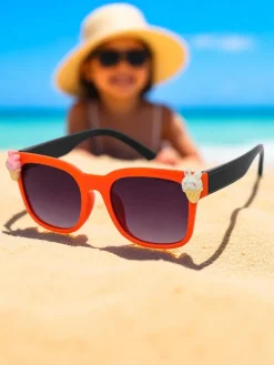 Royalfashion Okulary przeciwsłoneczne dziecięce z ozdobami Sunny Sparkle