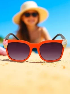 Royalfashion Okulary przeciwsłoneczne dziecięce z ozdobami Sunny Sparkle