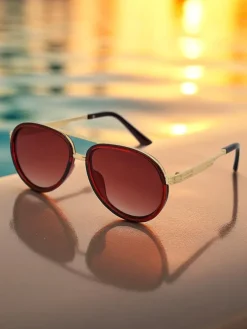 Royalfashion Okulary przeciwsłoneczne w stylu "mucha" Muse