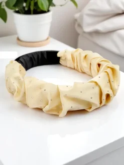 Royalfashion Opaska do włosów satynowa Bianca