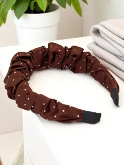 Royalfashion Opaska do włosów satynowa Bianca