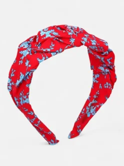 Royalfashion Opaska do włosów z marszczeniem i printem