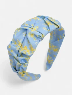 Royalfashion Opaska do włosów z marszczeniem i printem