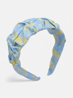 Royalfashion Opaska do włosów z marszczeniem i printem