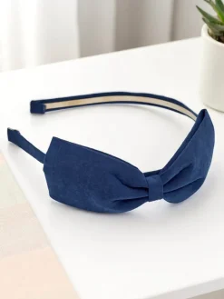 Royalfashion Opaska do włosów z kokardką Lila