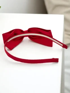 Royalfashion Opaska do włosów z kokardką Lila