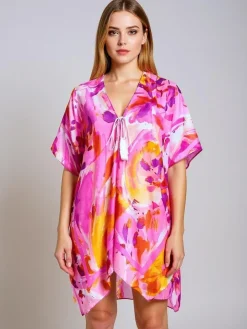 Royalfashion Pareo- Tunika letnia plażowa damska wzorzysta Wild Coast