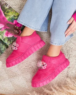 Royalfashion Półbuty sportowe z kolorowymi kamyczkami Resinello