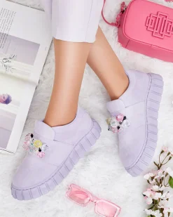 Royalfashion Półbuty sportowe z kolorowymi kamyczkami Resinello