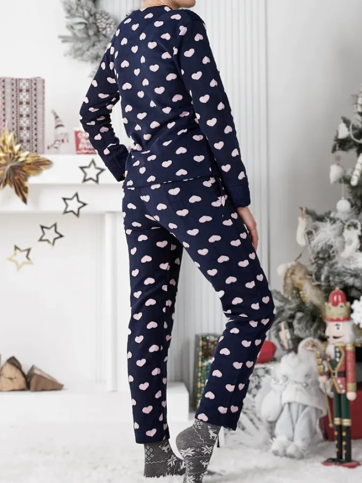 Royalfashion Piżama damska a'la polarowa Happy Sweet Dream